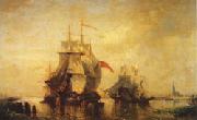 Felix ziem Marine Antwerp Gatewary to Flanders Sweden oil painting artist